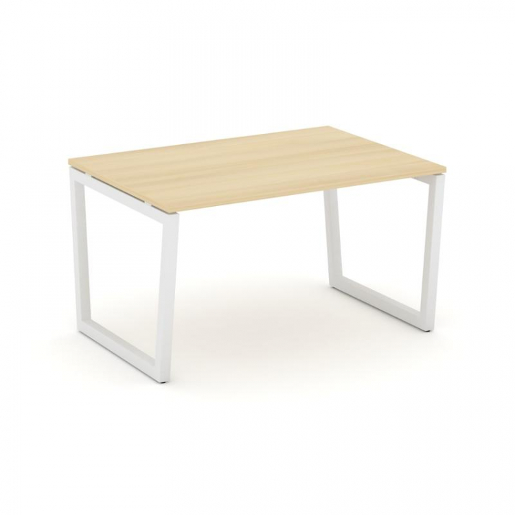 Style Project Стол переговорный SN-5T2.SPRG-001.3 Акация Лорка/Металл Белый 980*980*750