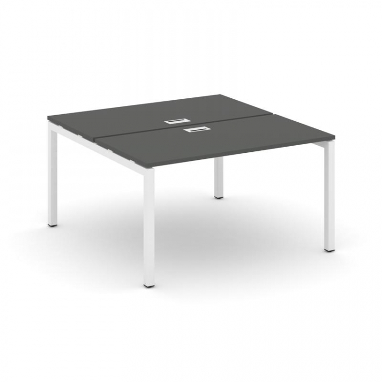 Style Project Рабочая станция 2-х сторон. SN-5P.DRS-003 Антрацит/Металл Белый 1380*1232*750