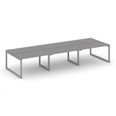 Стайл Проджект Рабочая станция двухсторонняя SN-5O.DRS-074 Серый Пепел/Металл Серый 4740*1432*750