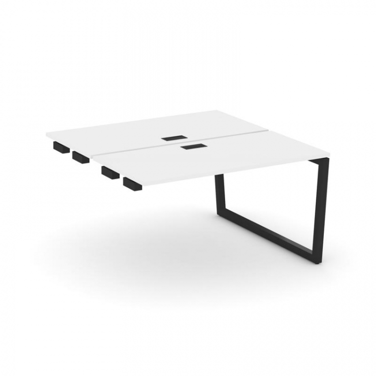 Style Project Стол-приставка к опор. элем. SN-5T2.DPRS-012 Белый/Металл Черный/Заглушка Пластик Черн