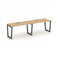 Style Project Рабочая станция 1 сторон. SN-5T2.ORS-024 Тиквуд Светлый/Металл Антрацит/Заглушка Пласт