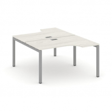 Style Project Рабочая станция эргоном. SN-5P.DRPA-011 Дуб Наварра/Металл Серый 1380*1432/1992*750