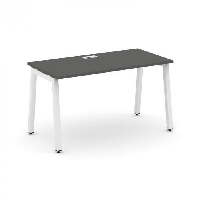 Стайл Проджект Стол письменный SN-5A.SP-025 Антрацит/Металл Белый 1780*800*750