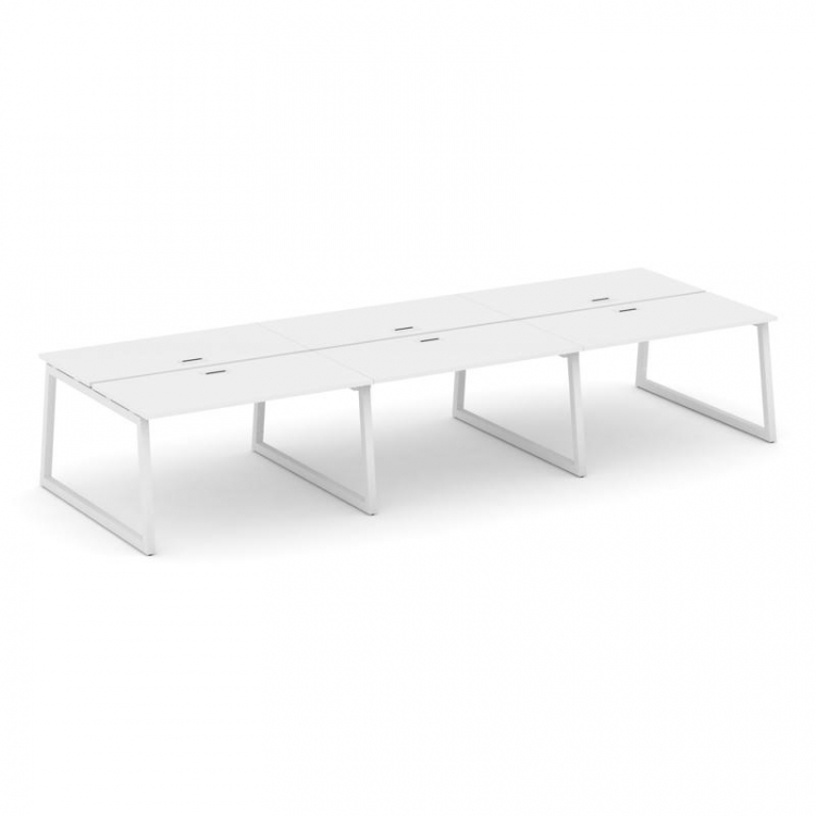 Style Project Рабочая станция 2-х сторон. SN-5T1.DRS-062 Белый/Металл Белый/Заглушка Пластик Белый 3