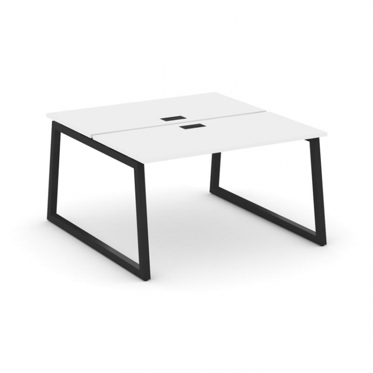 Style Project Рабочая станция 2-х сторон. SN-5T1.DRS-004 Белый/Металл Черный/Заглушка Пластик Черный