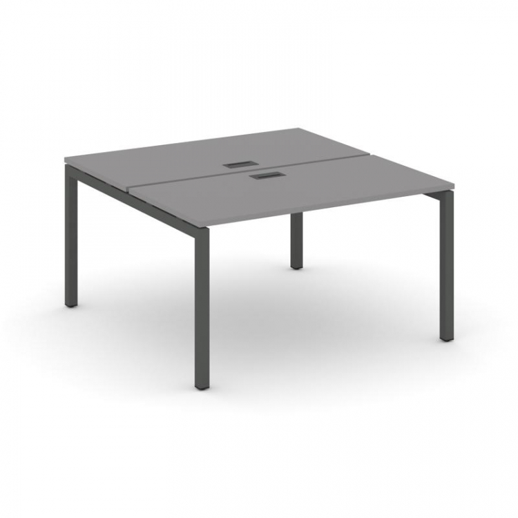 Стайл Проджект Рабочая станция двухсторонняя SN-5P.DRS-012 Серый Пепел/Металл Антрацит 1180*1432*750