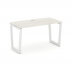 Style Project Стол письменный SN-5T2.SP-005 Дуб Наварра/Металл Белый/Заглушка Пластик Белый 1780*600