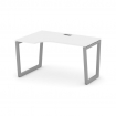 Style Project Стол рабочий эргоном. SN-5T2.SPA-022(L) Белый/Металл Серый/Заглушка Пластик Серебро 15