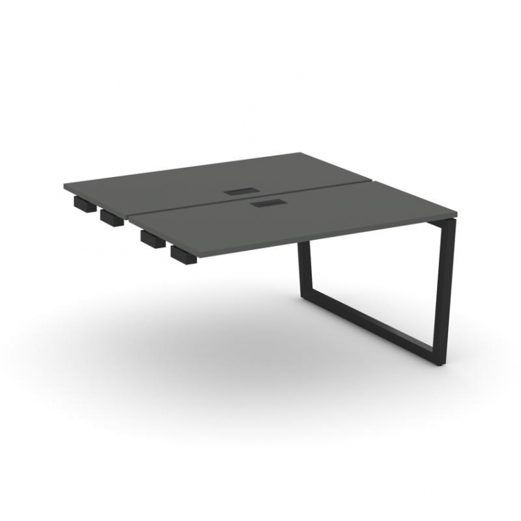 Style Project Стол-приставка к опор. элем. SN-5T2.DPRS-021 Антрацит/Металл Черный/Заглушка Пластик Ч