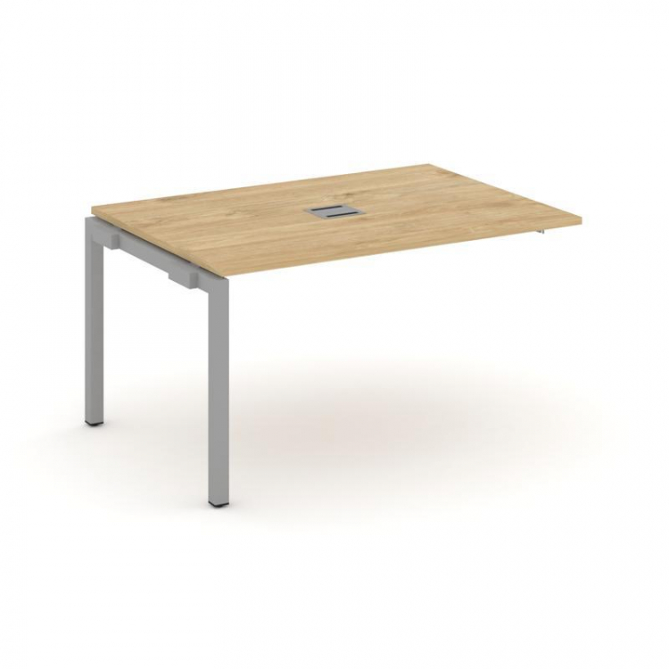 Style Project Проходной наб. элем. перег. стола SN-5P.NSPRG-003 Тиквуд Светлый/Металл Серый 1380*980