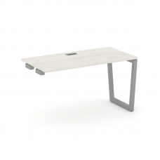 Style Project Стол-приставка к опор. элем. SN-5T2.OPRS-013 Дуб Наварра/Металл Серый/Заглушка Пластик