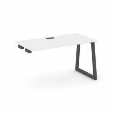 Style Project Стол-приставка к опор. элем. SN-5T1.OPRS-002 Белый/Металл Антрацит/Черный Пластик 1180