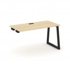 Style Project Стол-приставка к опор. элем. SN-5T1.OPRS-022 Акация Лорка/Металл Черный/Заглушка Пласт