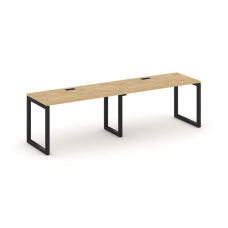 Style Project Рабочая станция 1 сторон. SN-5O.ORS-022 Тиквуд Светлый/Металл Черный 2360*800*750