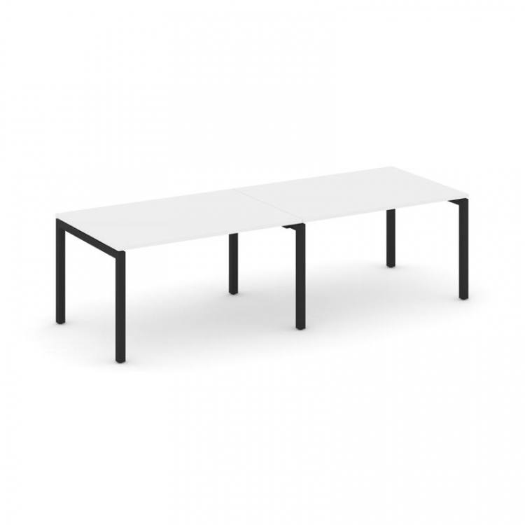 Style Project Стол переговорный SN-5P.SPRG-012.3 Белый/Металл Черный 2360*980*750