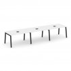 Style Project Стол переговорный SN-5A.SPRG-022 Белый/Металл Черный 3540*980*750