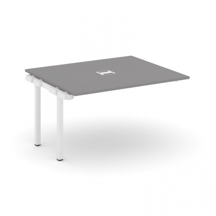 Стайл Проджект Проходной наборный элемент переговорного стола SN-5P.NSPRG-032 Серый Пепел/Металл Бел