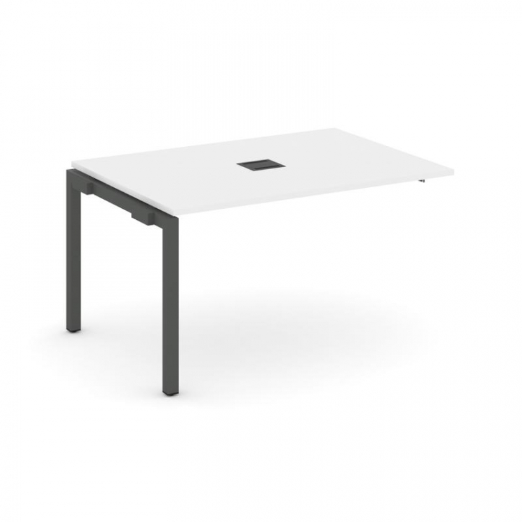 Style Project Проходной наб. элем. перег. стола SN-5P.NSPRG-004 Белый/Металл Антрацит 1580*980*750