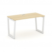 Style Project Стол письменный SN-5T2.SP-025 Акация Лорка/Металл Белый/Заглушка Пластик Белый 1780*80