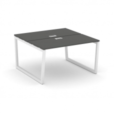Style Project Рабочая станция 2-х сторон. SN-5T2.DRS-014 Антрацит/Металл Белый/Заглушка Пластик Белы