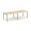 Style Project Стол переговорный SN-5P.SPRG-011 Акация Лорка/Металл Серый 1960*980*750