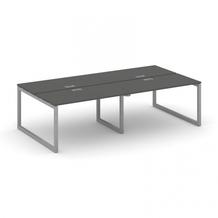 Style Project Рабочая станция 2-х сторон. SN-5O.DRS-034 Антрацит/Металл Серый 3160*1232*750