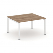 Style Project Стол переговорный SN-5P.SPRG-032.3 Дуб Табак/Металл Белый 1180*1180*750