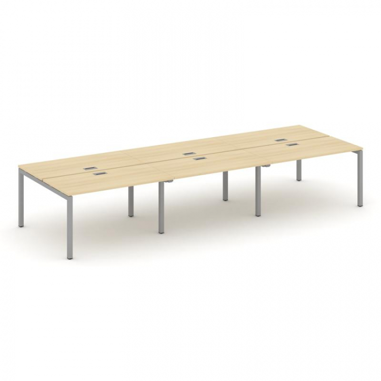 Style Project Рабочая станция 2-х сторон. SN-5P.DRS-062 Акация Лорка/Металл Серый 3540*1232*750