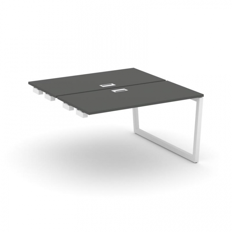 Style Project Стол-приставка к опор. элем. SN-5T2.DPRS-014 Антрацит/Металл Белый/Заглушка Пластик Бе