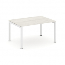 Style Project Стол переговорный SN-5P.SPRG-003.3 Дуб Наварра/Металл Белый 1380*980*750