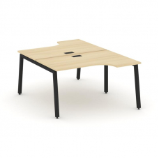 Style Project Рабочая станция эргоном. SN-5A.DRPA-011 Акация Лорка/Металл Черный 1380*1432/1992*750