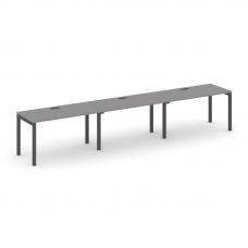 Стайл Проджект Рабочая станция односторонняя SN-5P.ORS-033 Серый Пепел/Металл Антрацит 4140*600*750