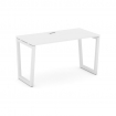 Style Project Стол письменный SN-5T2.SP-011 Белый/Металл Белый/Заглушка Пластик Белый 980*700*750