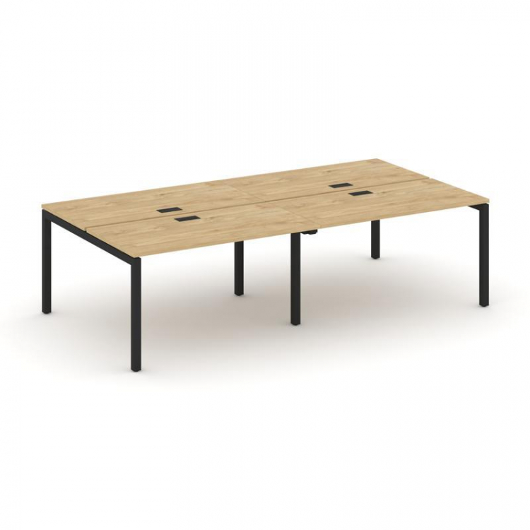 Style Project Рабочая станция 2-х сторон. SN-5P.DRS-043 Тиквуд Светлый/Металл Черный 2760*1432*750