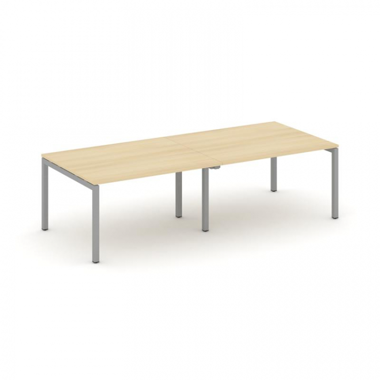 Style Project Стол переговорный SN-5P.SPRG-044.3 Акация Лорка/Металл Серый 3160*1180*750