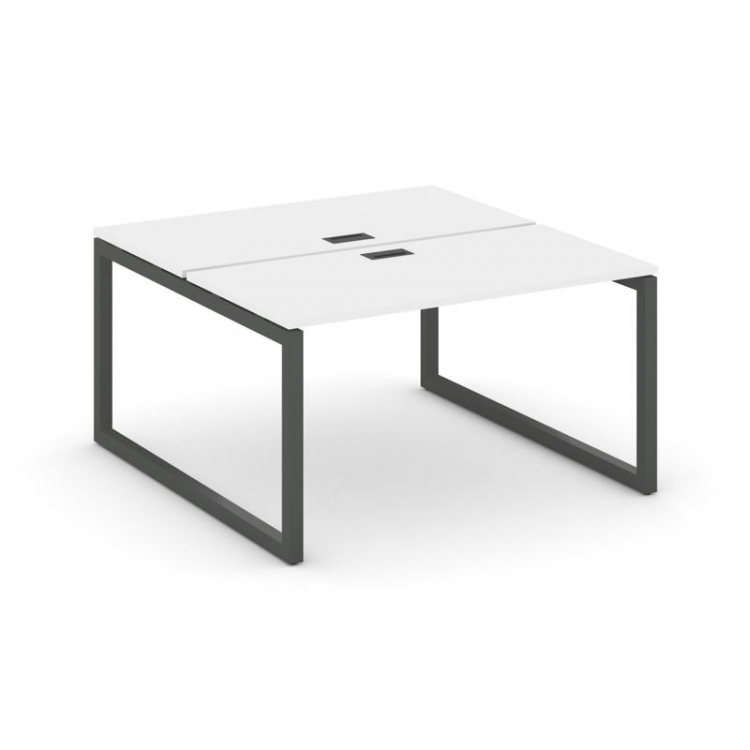 Style Project Рабочая станция 2-х сторон. SN-5O.DRS-003 Белый/Металл Антрацит 1380*1232*750