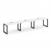Style Project Рабочая станция 1 сторон. SN-5O.ORS-034 Белый/Металл Черный 4740*600*750