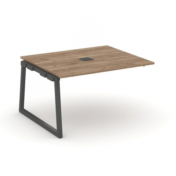 Style Project Проходной наб. элем. перег. стола SN-5T1.NSPRG-034 Дуб Табак/Металл Антрацит/Заглушка