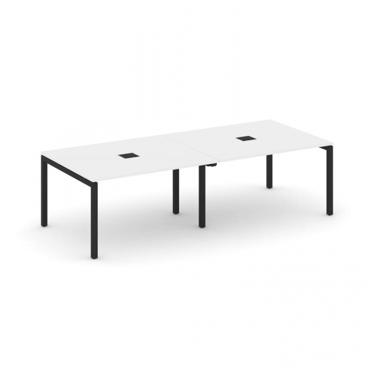 Style Project Стол переговорный SN-5P.SPRG-043 Белый/Металл Черный 2760*1180*750