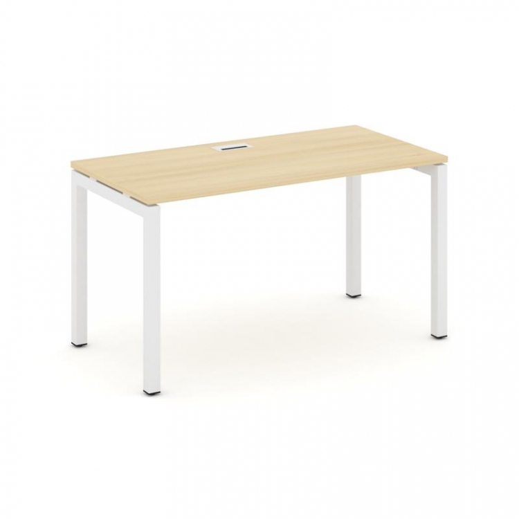 Style Project Стол письменный SN-5P.SP-001 Акация Лорка/Металл Белый 980*600*750