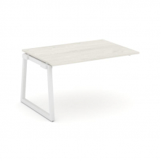 Style Project Проходной наб. элем. перег. стола SN-5T1.NSPRG-001.3 Дуб Наварра/Металл Белый 980*980*