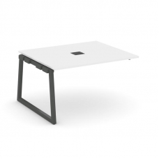 Style Project Проходной наб. элем. перег. стола SN-5T1.NSPRG-034 Белый/Металл Антрацит/Заглушка Мета