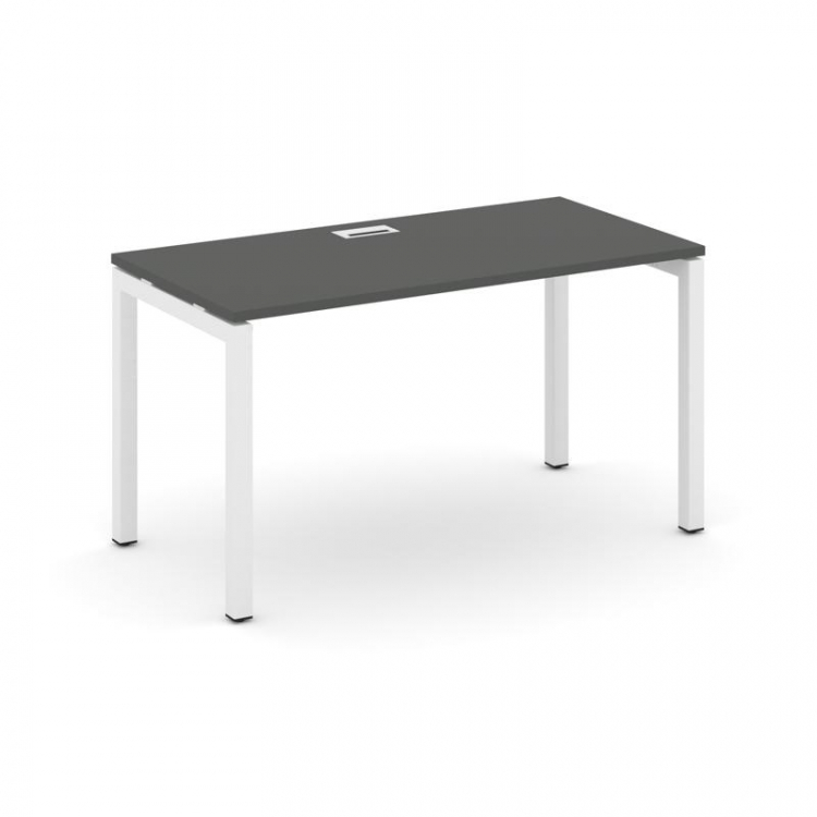 Style Project Стол письменный SN-5P.SP-001 Антрацит/Металл Белый 980*600*750