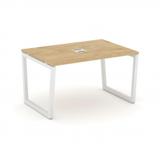 Style Project Стол переговорный SN-5T2.SPRG-001 Тиквуд Светлый/Металл Белый/Заглушка Металл Белый 98