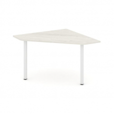Style Project Угловой элемент перег. стола SN-5.UPRG-031 Дуб Наварра/Металл Белый 1180*1180*750