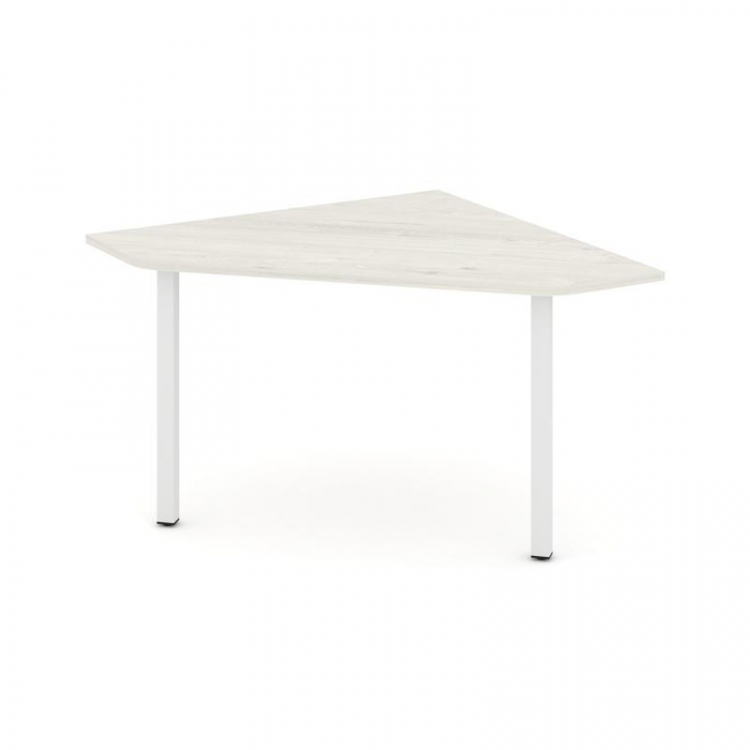Style Project Угловой элемент перег. стола SN-5.UPRG-031 Дуб Наварра/Металл Белый 1180*1180*750