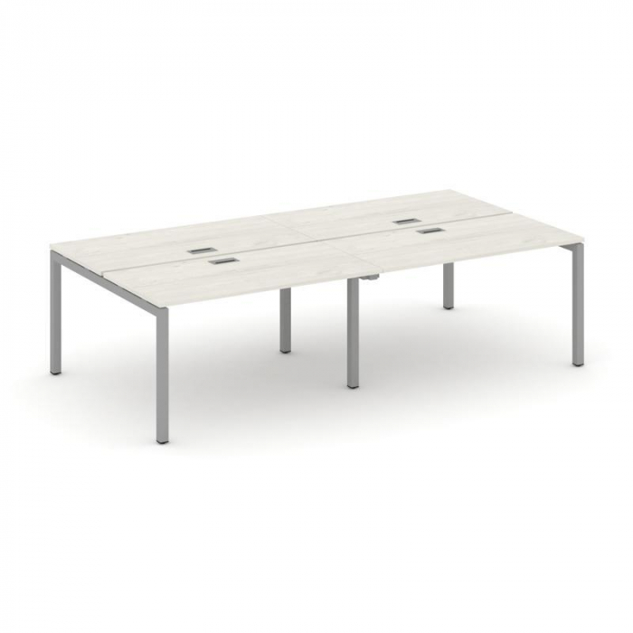 Стайл Проджект Рабочая станция 2-х сторон. SN-5P.DRS-043 Дуб Наварра/Металл Серый 2760*1432*750
