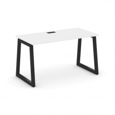 Style Project Стол письменный SN-5T1.SP-015 Белый/Металл Черный/Заглушка Пластик Черный 1780*700*750