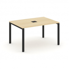 Style Project Стол переговорный SN-6P.SPRG-002 Акация Лорка/Металл Черный 1180*980*750