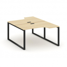 Style Project Рабочая станция эргоном. SN-6O.DRPA-011 Акация Лорка/Металл Черный 1380*1432/1992*750